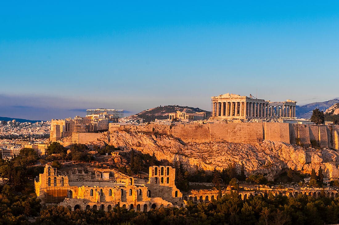 ATHENS, THE BYZANTINE & CHRISTIAN MUSEUM AND PLAKA
