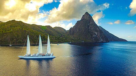 8 Jan 26 - Sailing along the Pitons