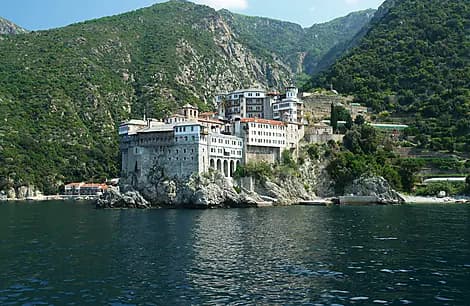 2 Oct 25 - Sailing along Mount Athos