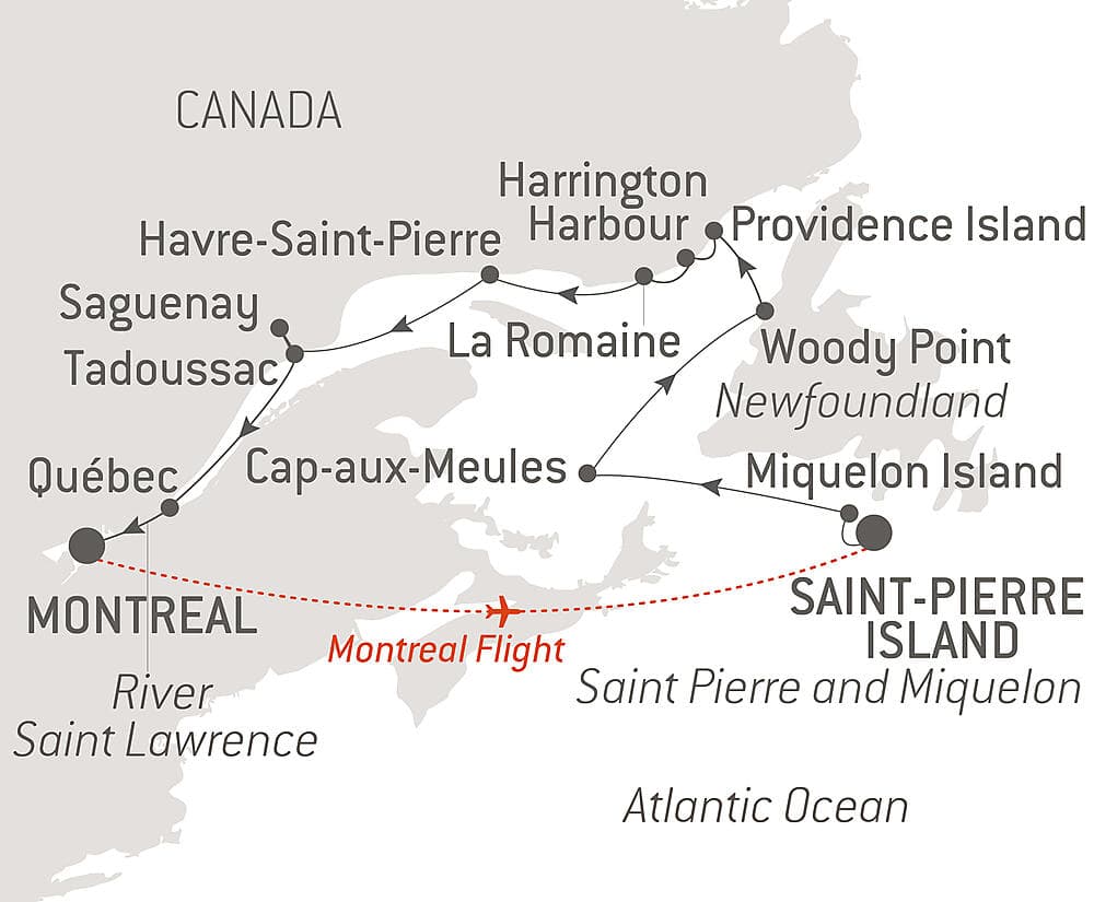 Exploration along Saint Lawrence null