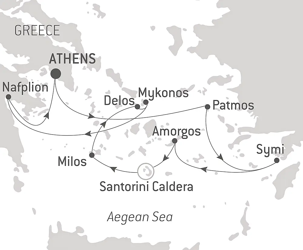 Cruising the Greek Islands of the Southern Aegean – with Smithsonian Journeys null