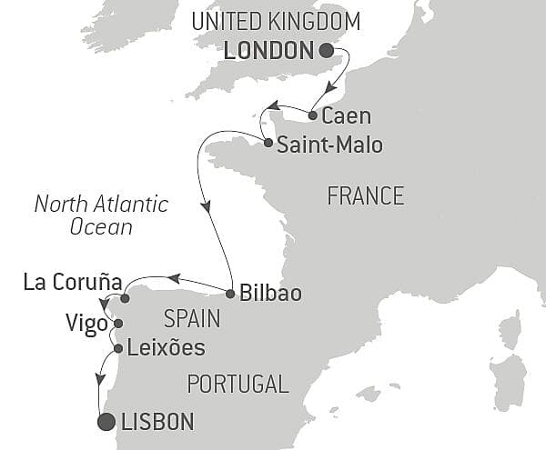London to Lisbon: Cruising Europe's Western Shores – with Smithsonian Journeys null