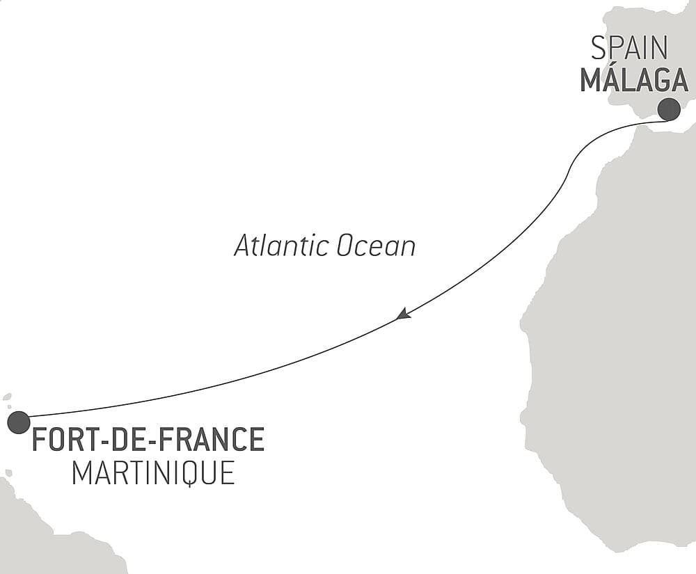 Ocean Voyage: Málaga - Fort-de-France null
