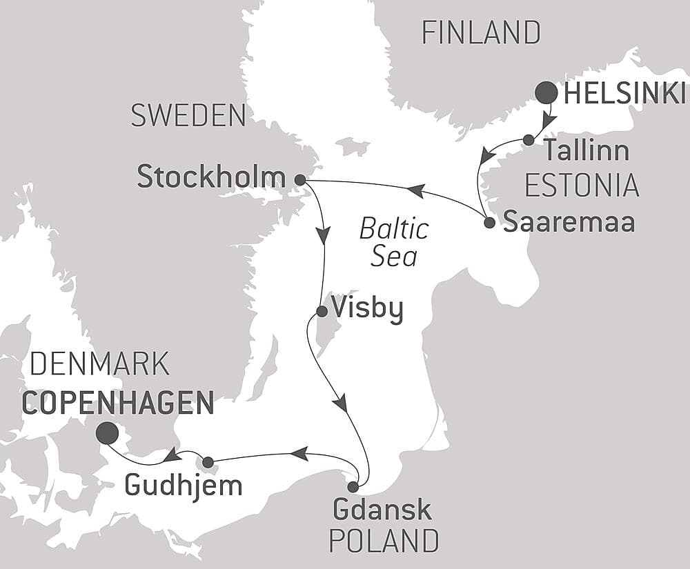Iconic Capitals & Towns of the Baltic