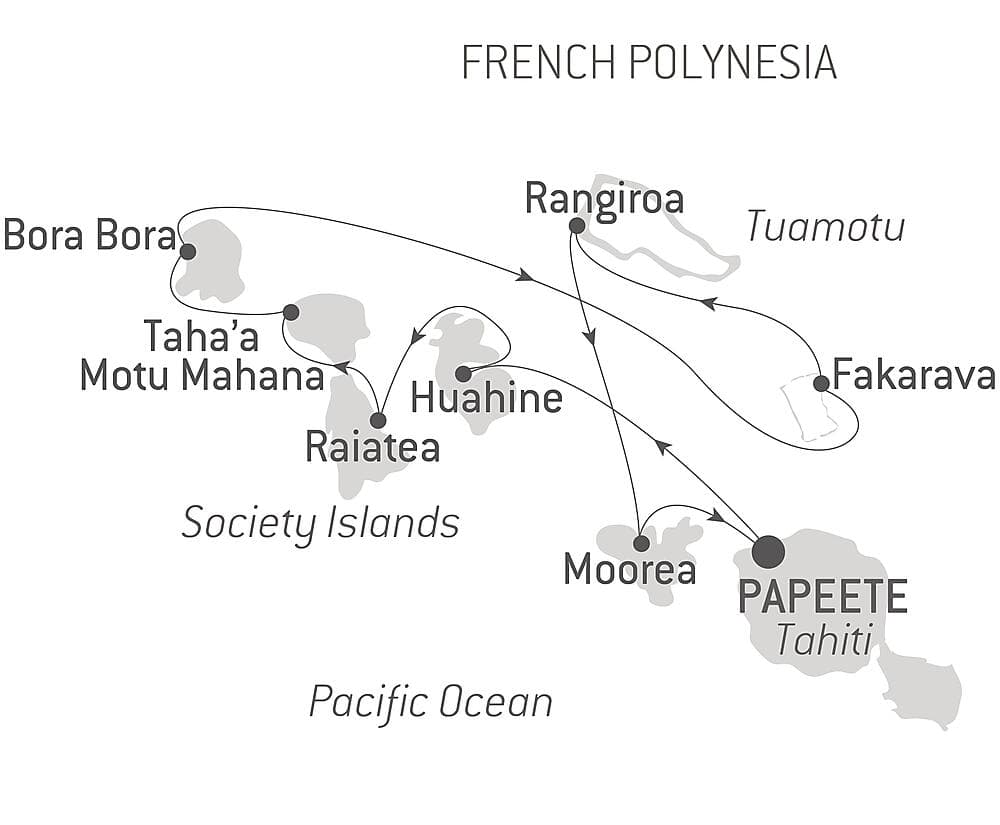 Society Islands & The Tuamotus null