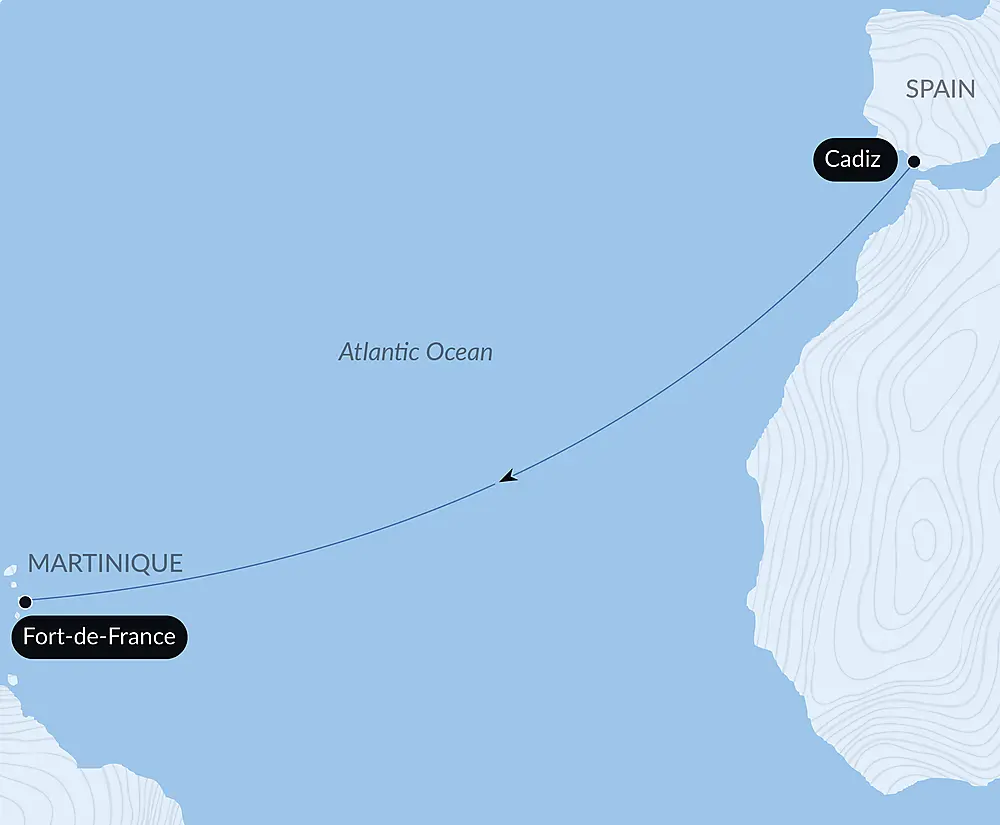 Ocean Voyage: Cadiz - Fort de France null