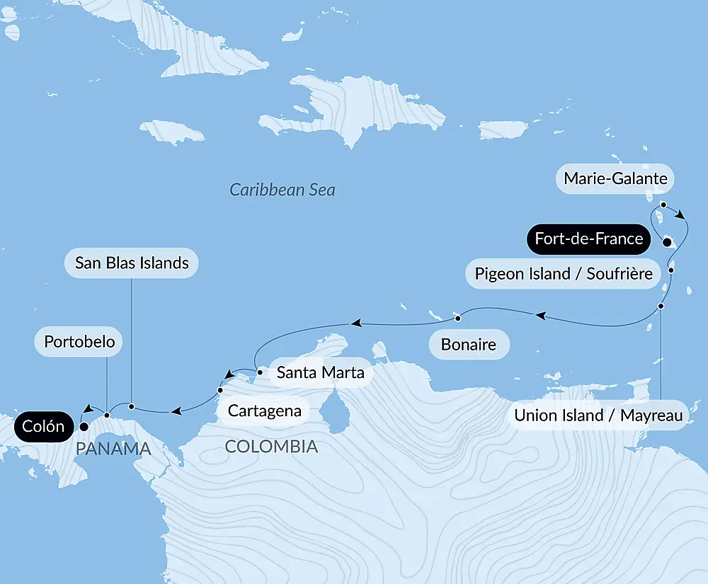 Panama, Colombia & Caribbean Islands null