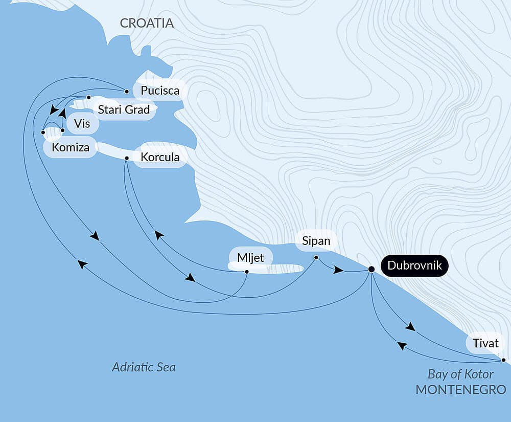 Croatia, Under Sail Aboard Le Ponant null