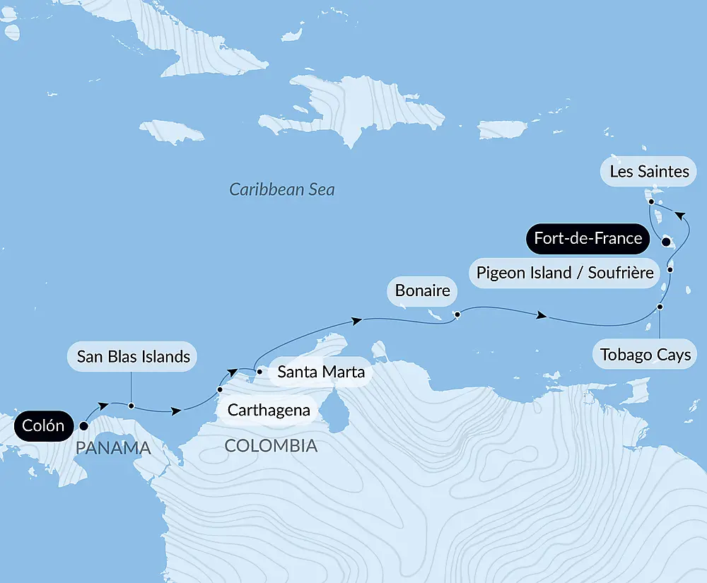 Panama, Colombia & Caribbean Islands