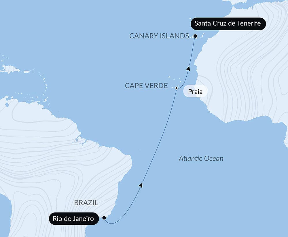 Ocean Voyage: Rio de Janeiro-Santa Cruz de Tenerife null