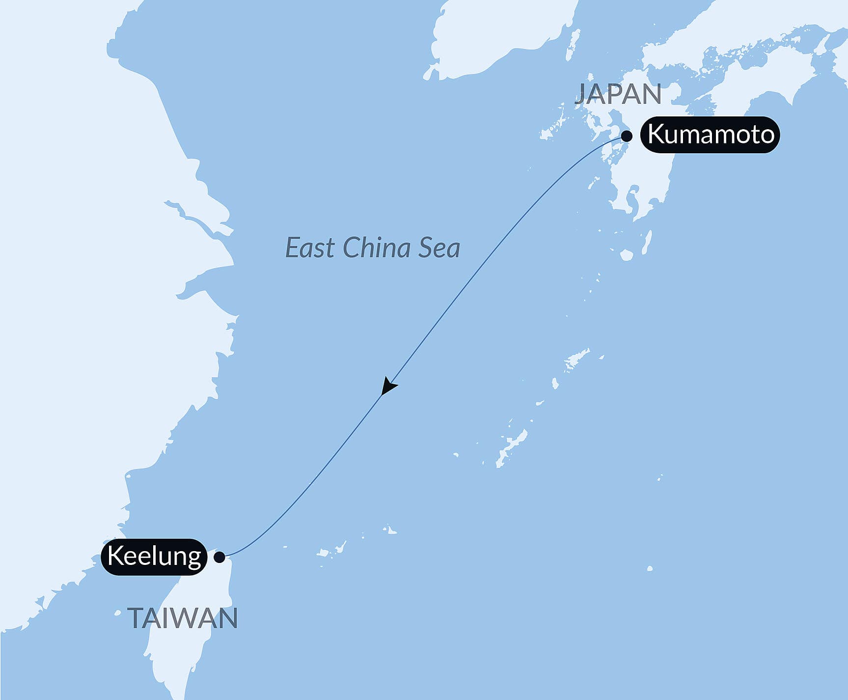 Ocean Voyage: Kumamoto - Keelung
