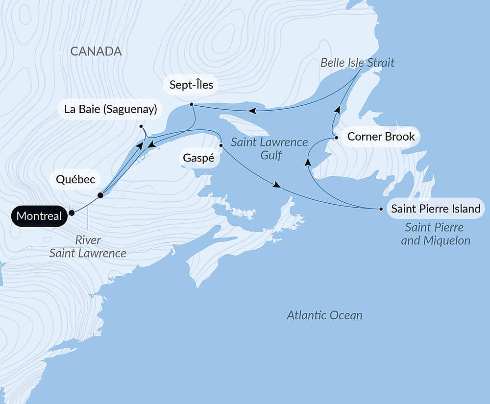 The St. Lawrence River in the Heart of the Boreal Winter null