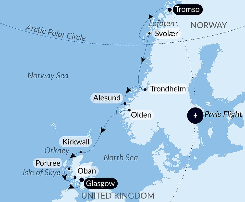 From the Arctic Circle to the Scottish Isles