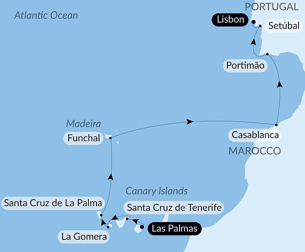 Volcanic islands and historic cities of the North Atlantic null