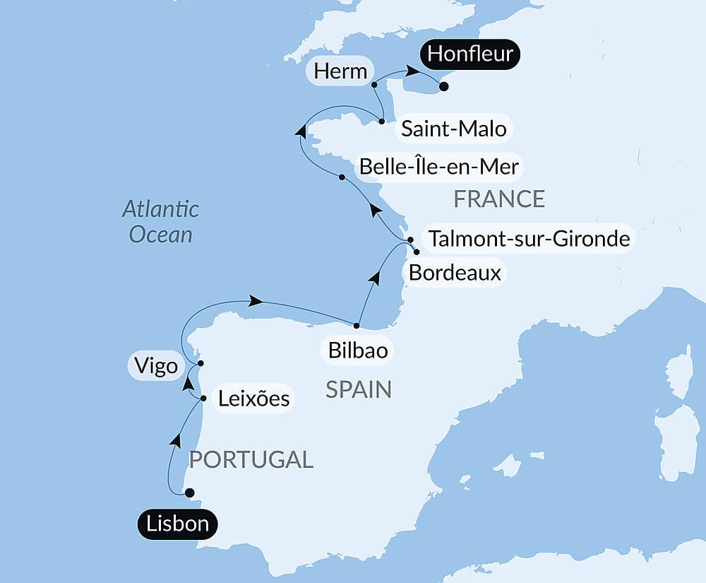 The Iberian Peninsula and Fortified cities of the Atlantic