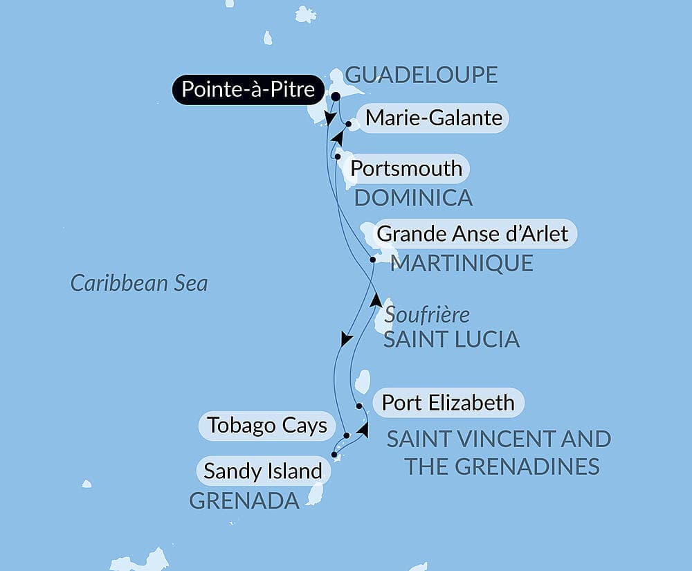 Gliding the Waters of the Windward Islands