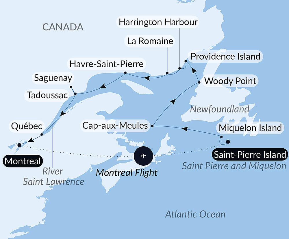 Exploration along Saint Lawrence