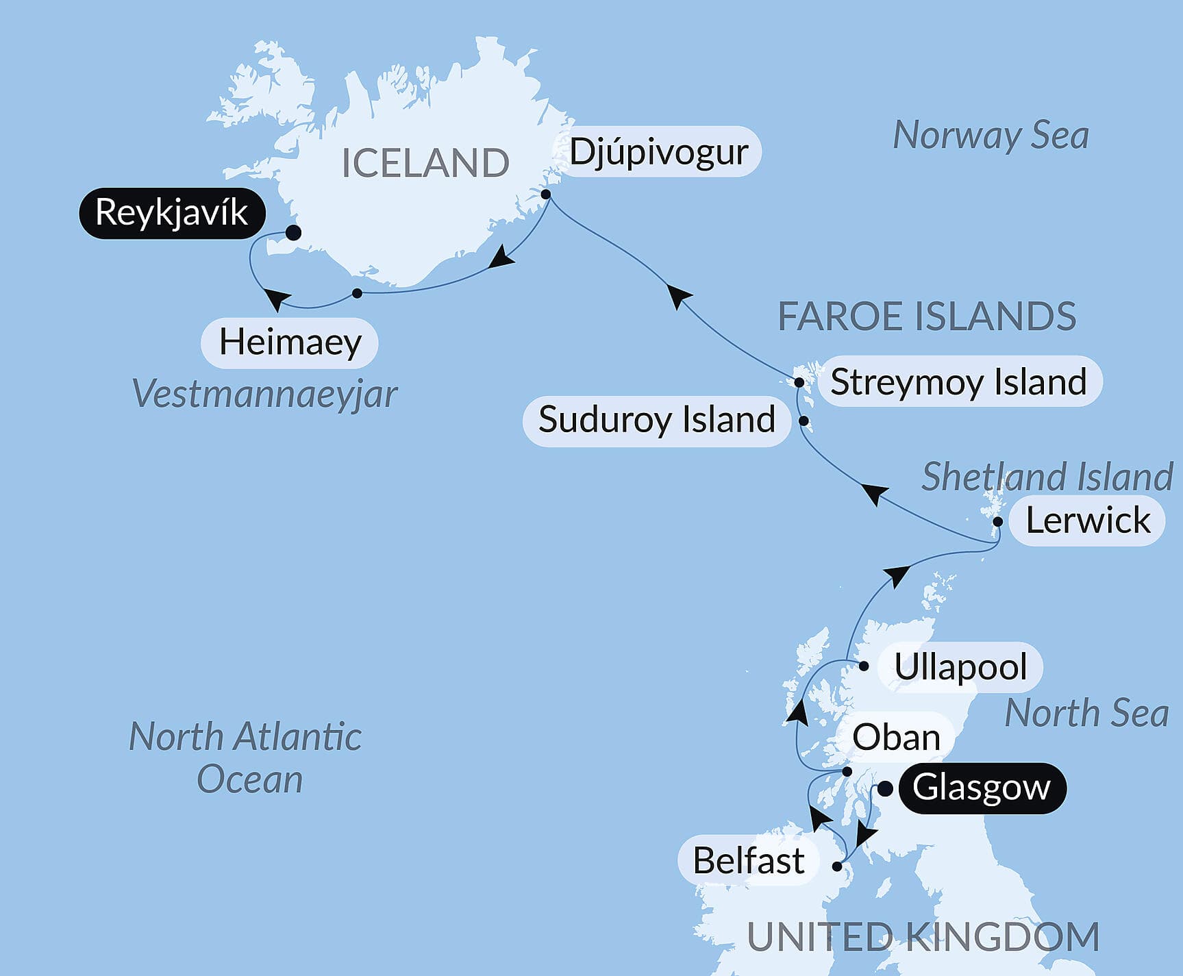 Wild lands of Scotland, the Faroe Islands and Iceland