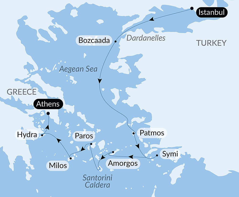 Antique wonders of the Aegean