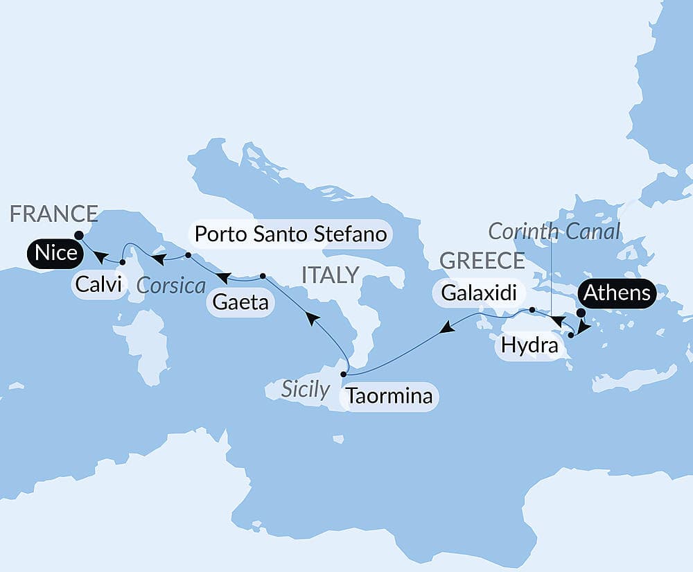 Wandering the Mediterranean null