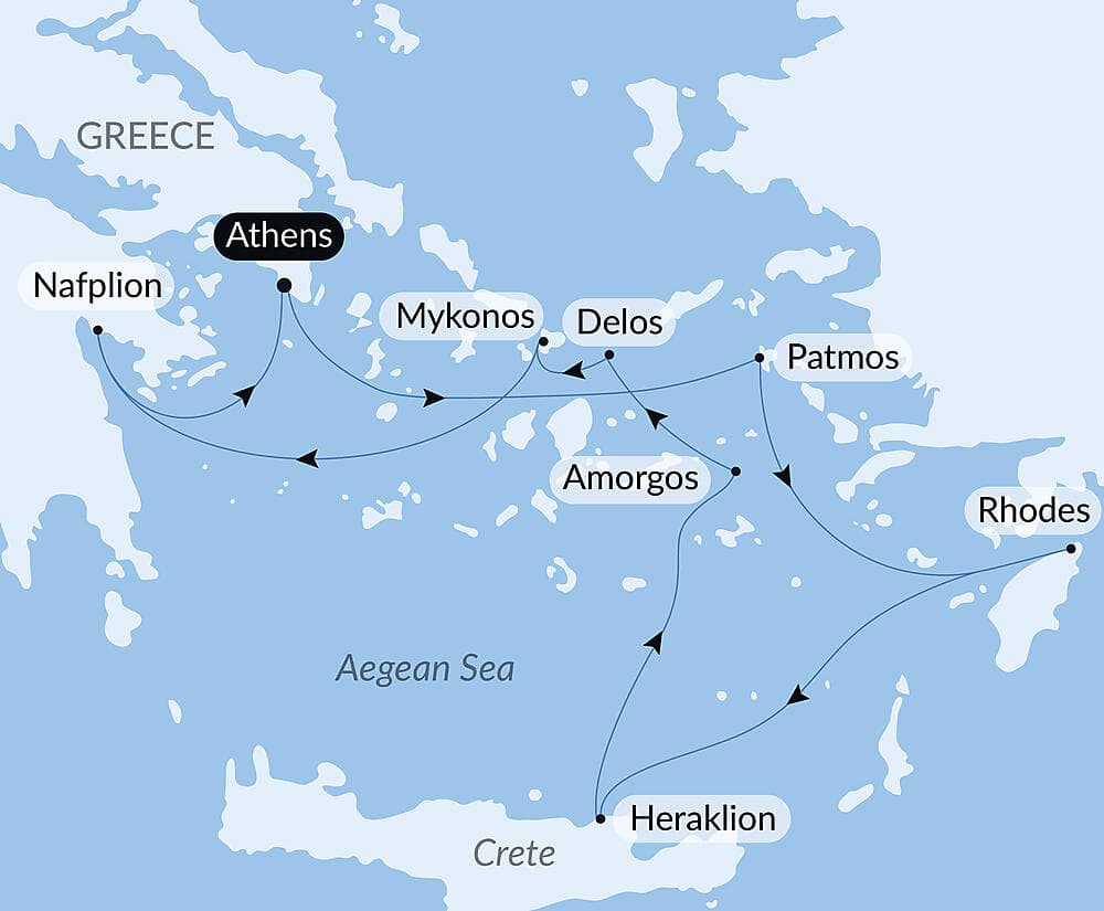 Cruising the Greek Islands of the Southern Aegean – with Smithsonian Journeys null