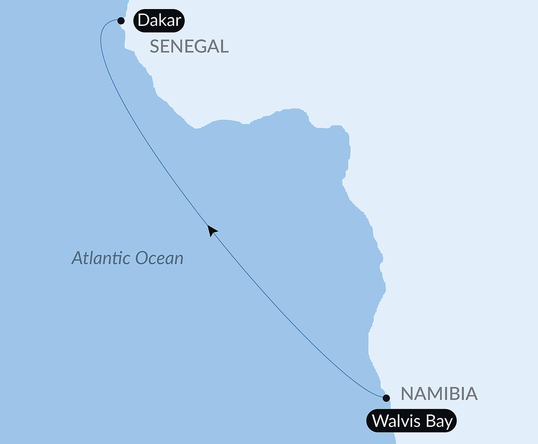 Ocean Voyage: Walvis Bay - Dakar