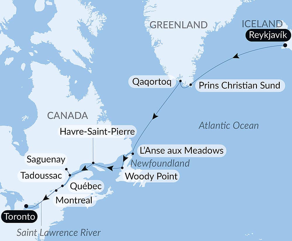In the Wake of the Vikings, from Iceland to Canada