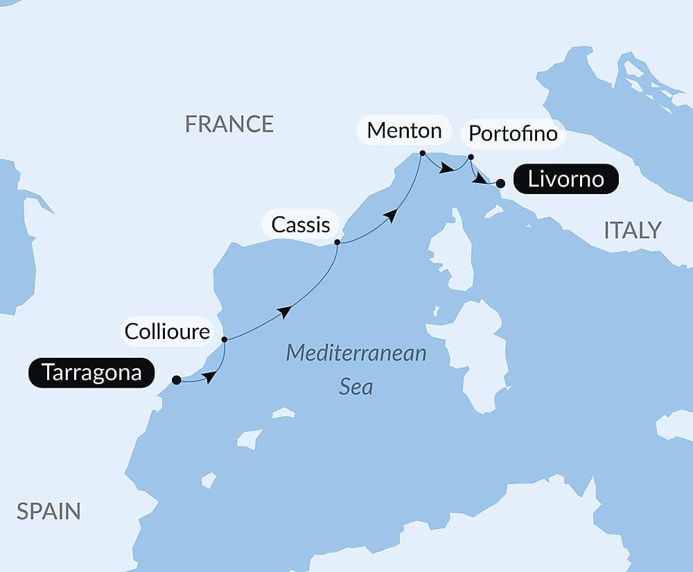 From the Catalan shores to the Italian coastlines