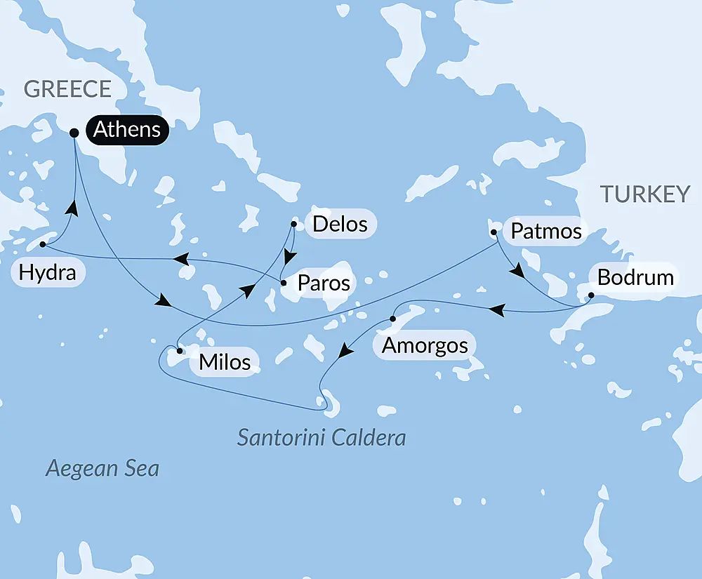 At the heart of the Greek islands null