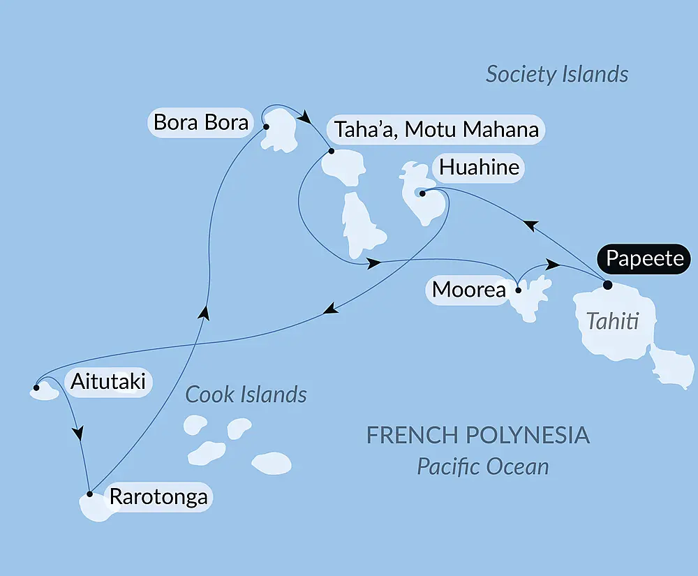 Cook Islands & Society Islands null