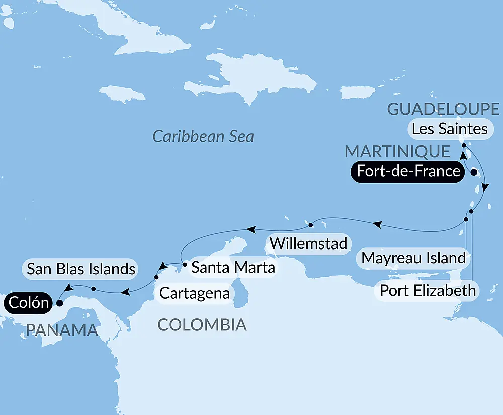 Panama, Colombia & Caribbean Islands