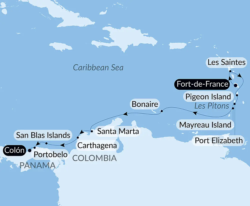 Panama, Colombia & Caribbean Islands null