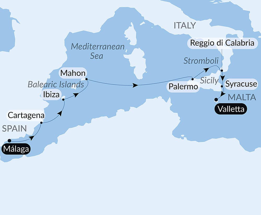 From the Iberian shores to the Italian coast