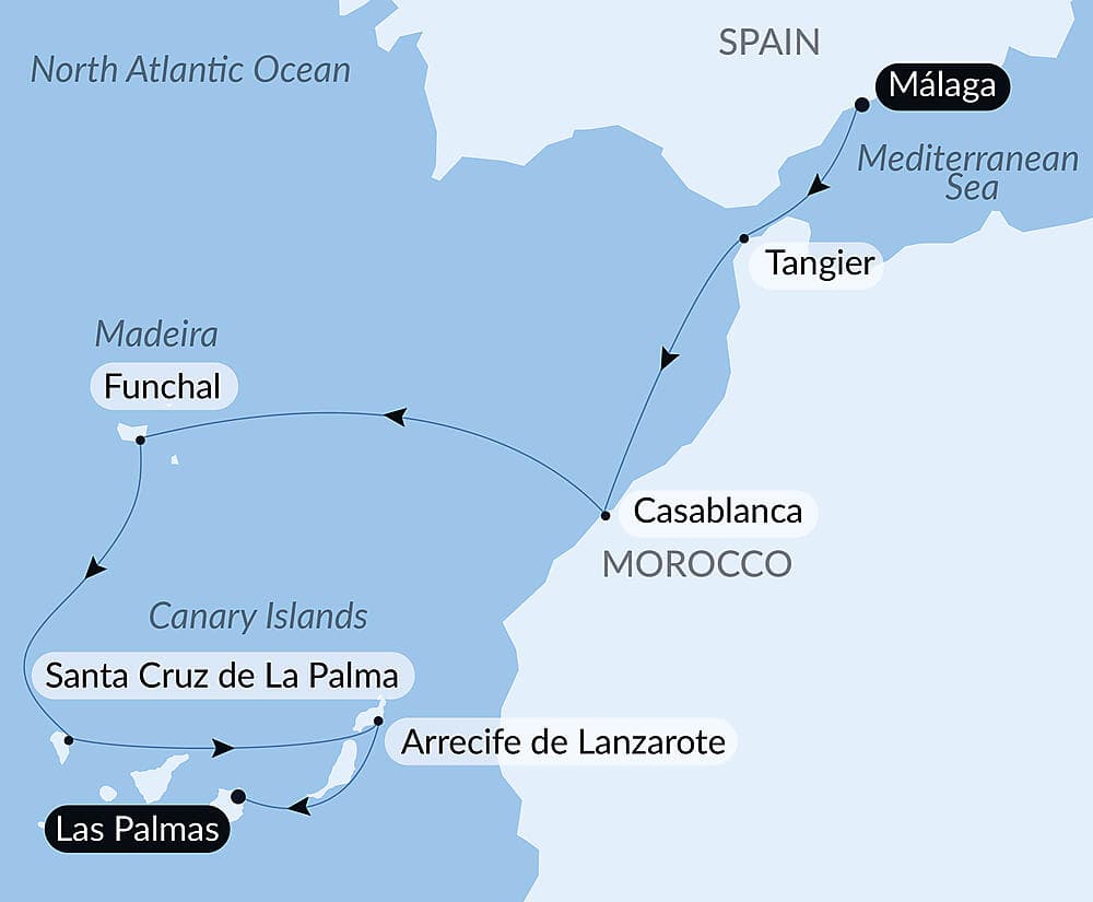 Atlantic Odyssey from the Iberian Peninsula to the Canary Islands  null