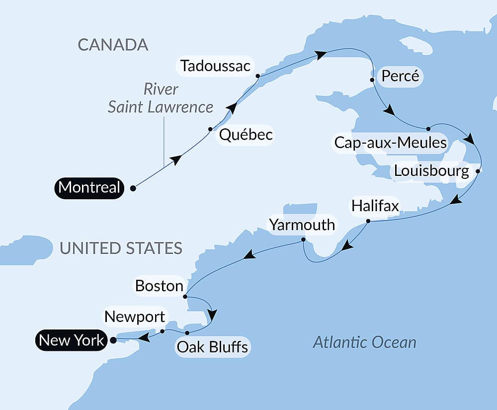 From Québec to the Big Apple: nature & remarkable cities