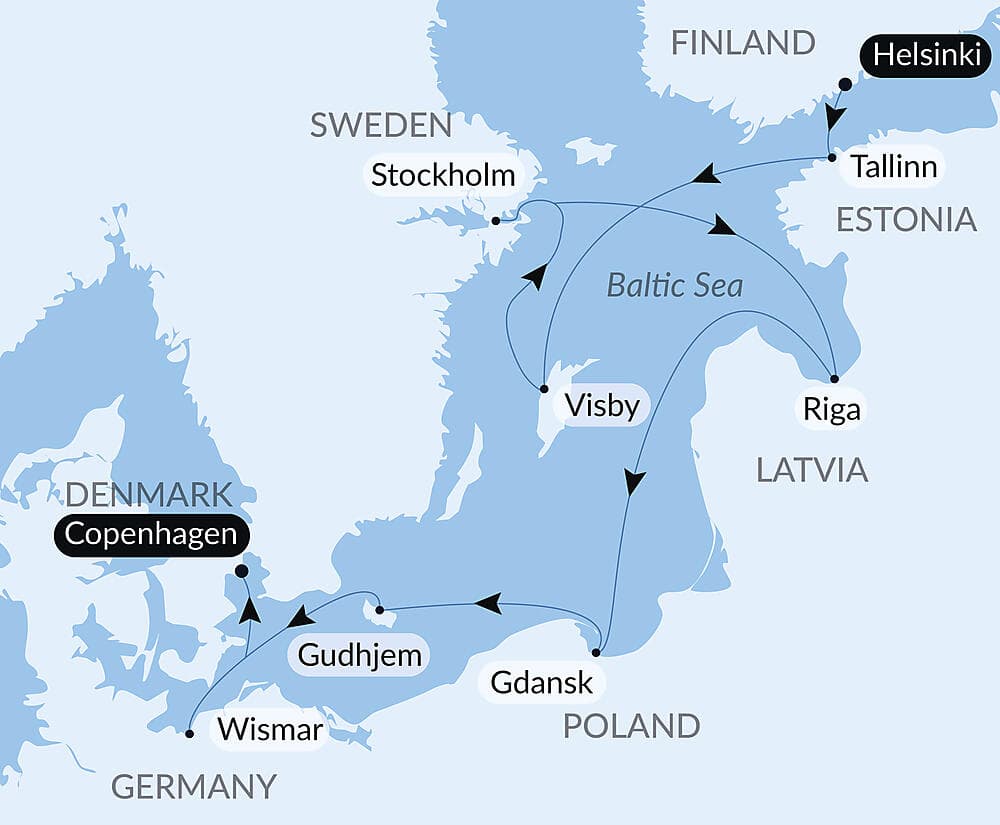 Baltic shores and Hanseatic cities null