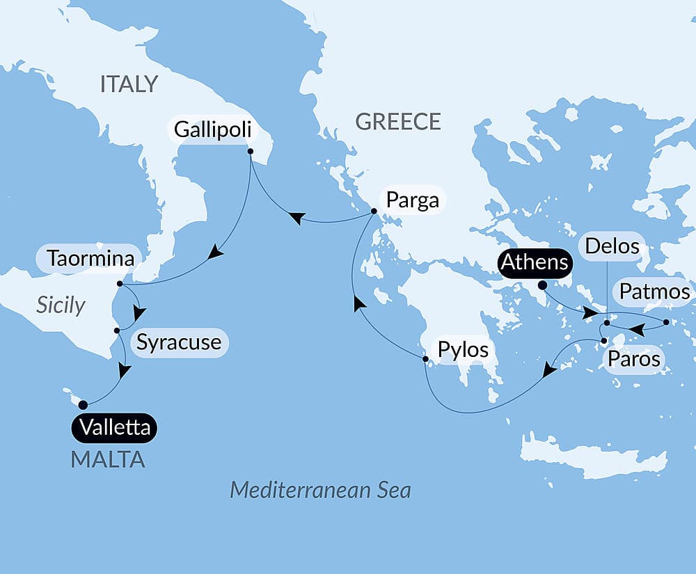 Ancient jewels of the Mediterranean null