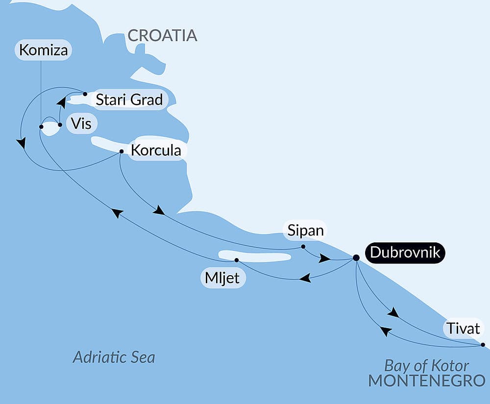 Croatia, Under Sail Aboard Le Ponant null