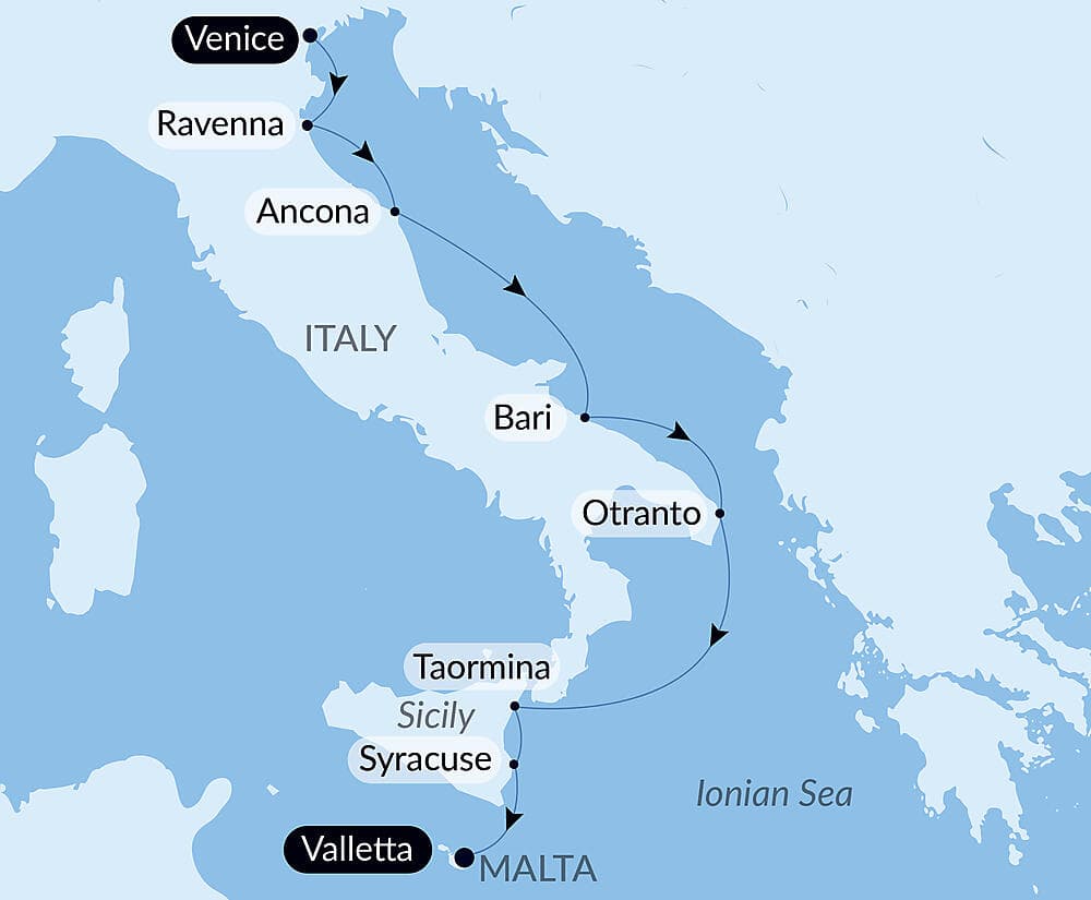 Sailing the Adriatic: Treasures of Eastern Italy and Sicily – with Smithsonian Journeys