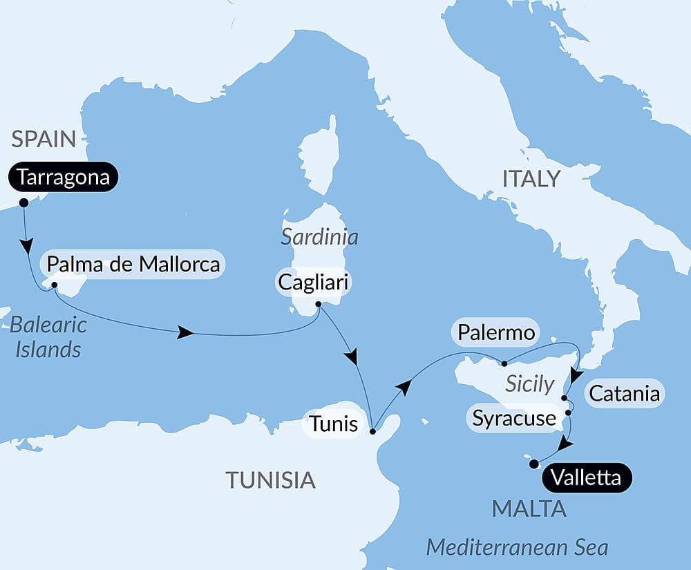 Culture and islands of the Mediterranean null