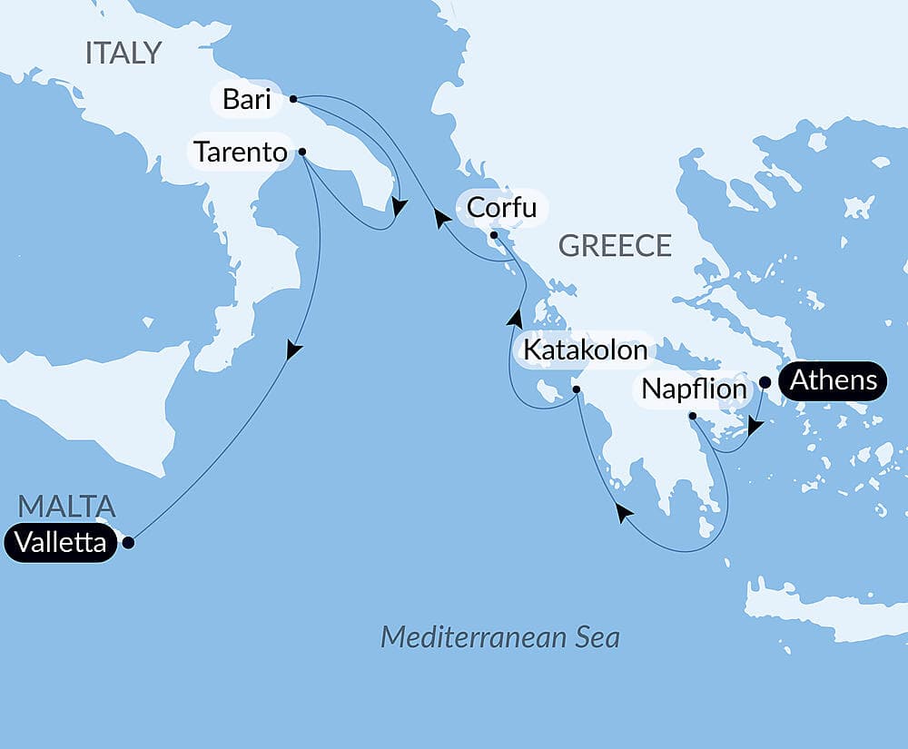 Ancient cities of Greece and Italy null